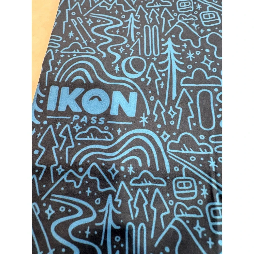 Ikon Pass Locale Outdoor Neck Gaiter Blue Navy Ski Snowboard‎ Face Mask New